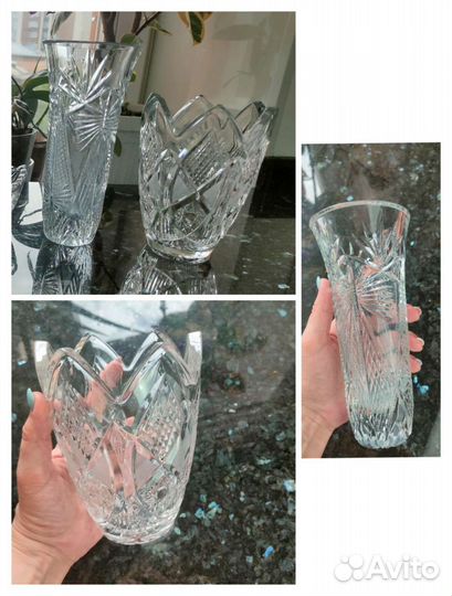 Хрустальные вазочки СССР