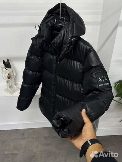 Пуховик Armani Exchange Black