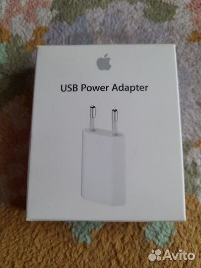 Адаптер питания Apple 5W для iPhone оригинал новый