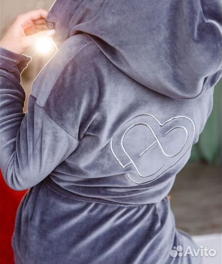 Халат велюровый