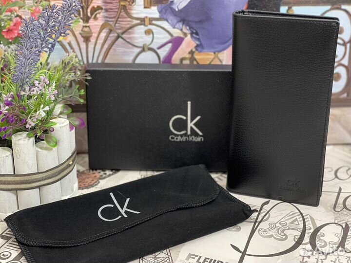 Портмоне мужской натуральная кожа Calvin Klein