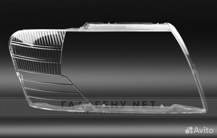 Стекло фары Mitsubishi Pajero 3 1999-2006 (правое)