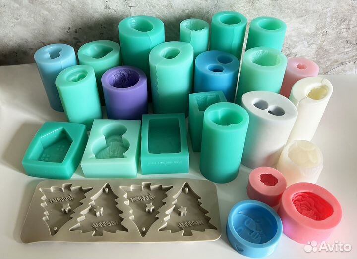 Формы силиконовые для свечей/гипса Mr Vosk