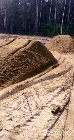 Песок карьерный с доставкой