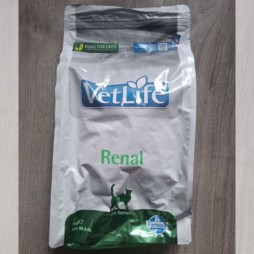 Сухой корм для кошек Farmina vet life Renal 2 кг