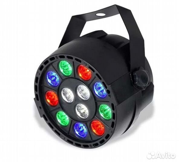 Светодиодный прожектор DMX 512, 12x3 Вт