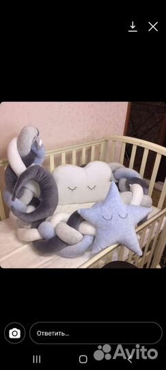 Бортики в детскую кроватку