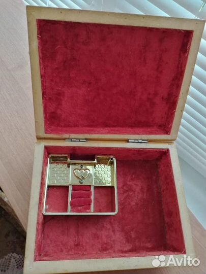 Шкатулка деревянная, ручной работы