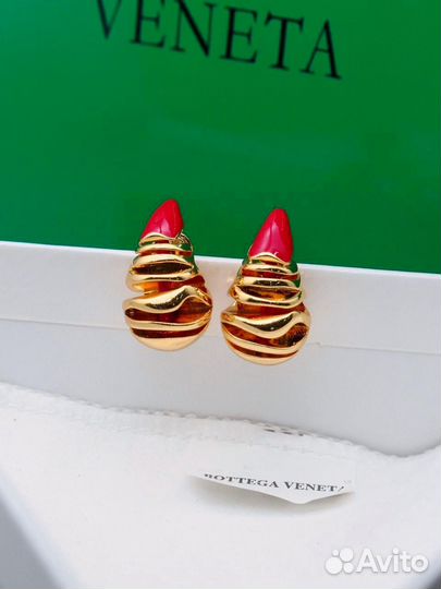 Bottega veneta серьги