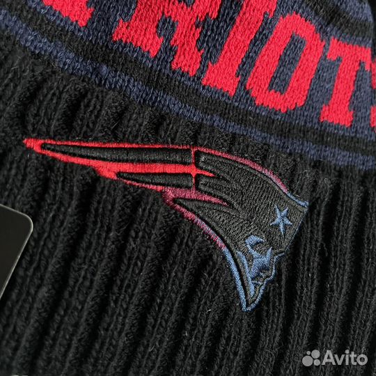 Шапка зимняя NFL New England Patriots