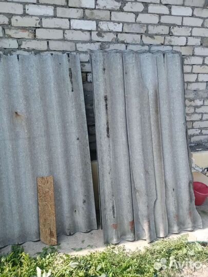 Шифер 7 волновой бу