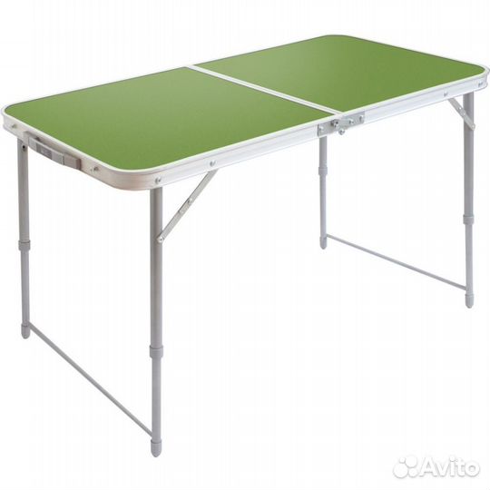 Стол складной влагостойкий(пластик), цвет зеленый