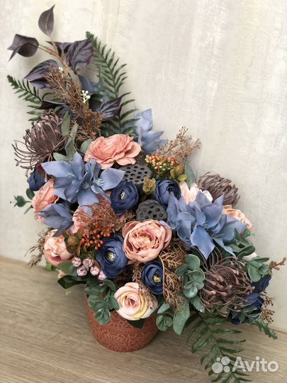 Букеты из искусственных цветов премиум качества