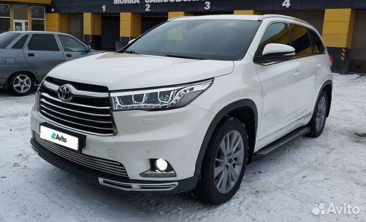 Toyota Highlander 3.5 AT, 2014, 190 000 км