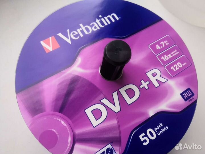 Диски DVD+R Verbatim 38шт