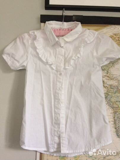 Рубашка белая для девочки