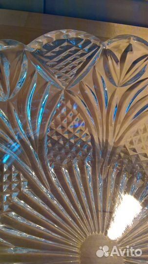 Хрустальный салатник большой