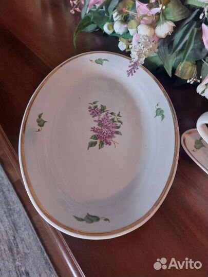Столовый сервиз сирень дулево