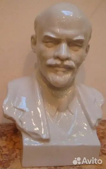 Ленин бюст фарфор