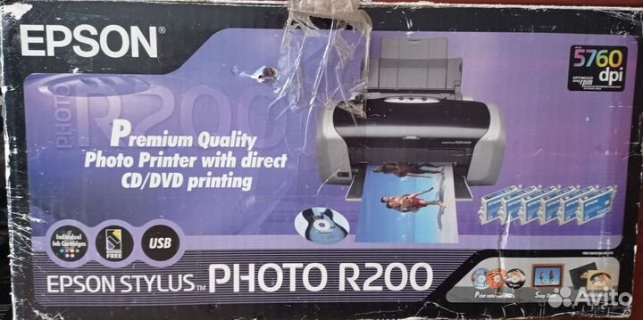 Фотопринтер Epson stylus photo R200