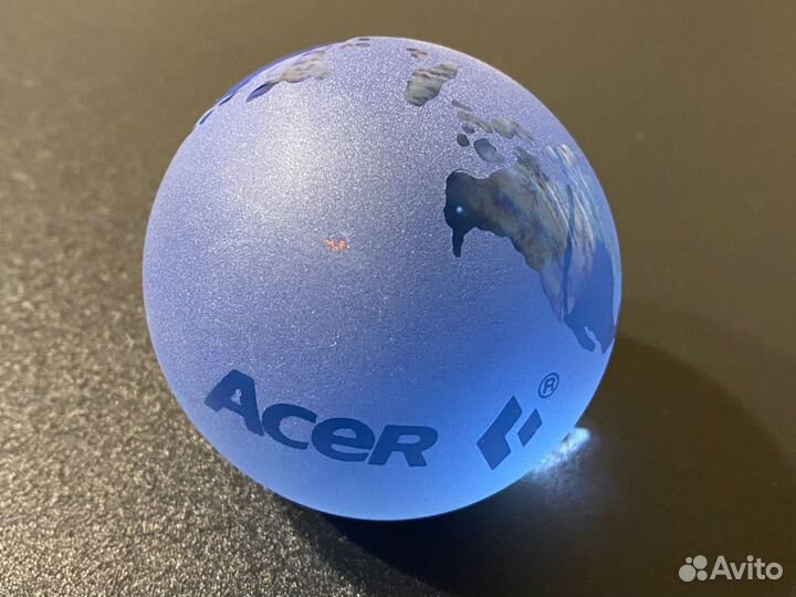 Стеклянный глобус. acer. Диаметр 6 см