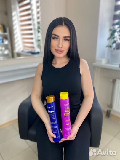 Кератиновое выпрямление волос модель