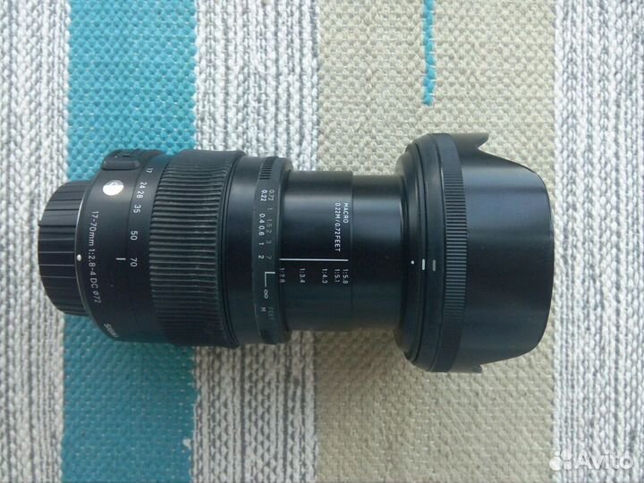 Объектив Sigma AF 17-70 mm f/2.8-4 nikon f