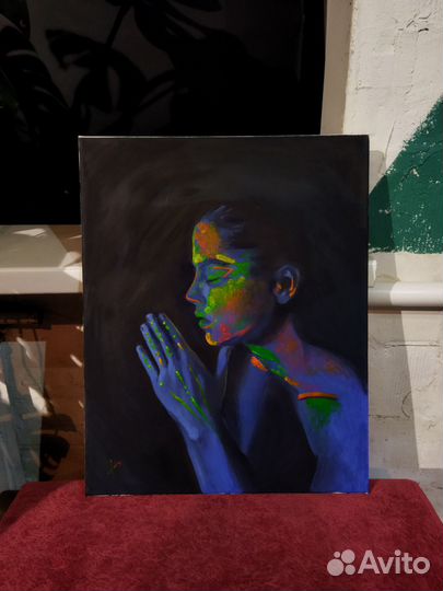 Интерьерная картина маслом на холсте