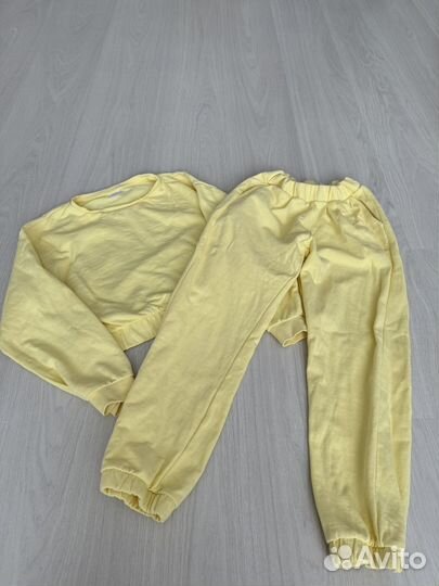 Комплект zara толстовка и штаны 140