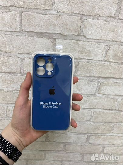 Silicone Case с защитой камеры iPhone 14ProMax