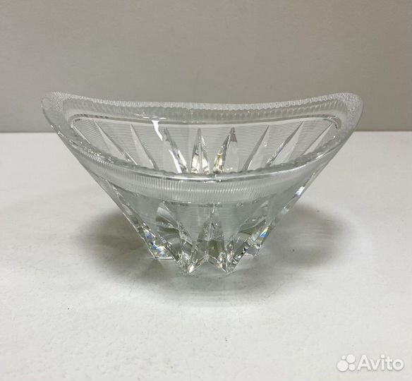 Хрустальная конфетница Лучистая салатник СССР лзхс