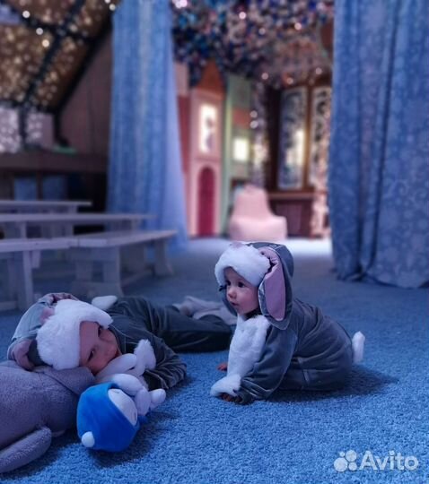 Новогодний костюм зайчика