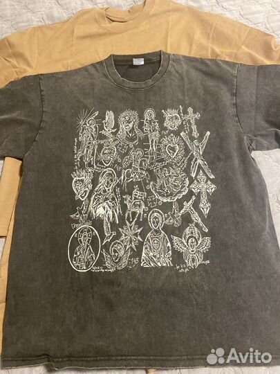 Новая мужская футболка в готическом стиле