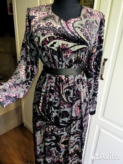 Платье панбархат натур шёлк