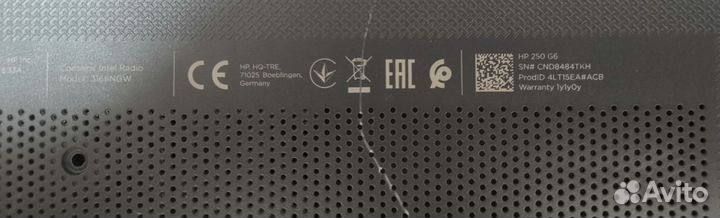 Корыто и рамка матрицы ноутбука