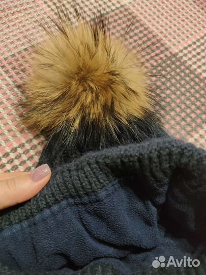 Комплект шапка и снуд для девочки