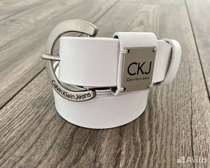 Ремень женский натуральная кожа CK