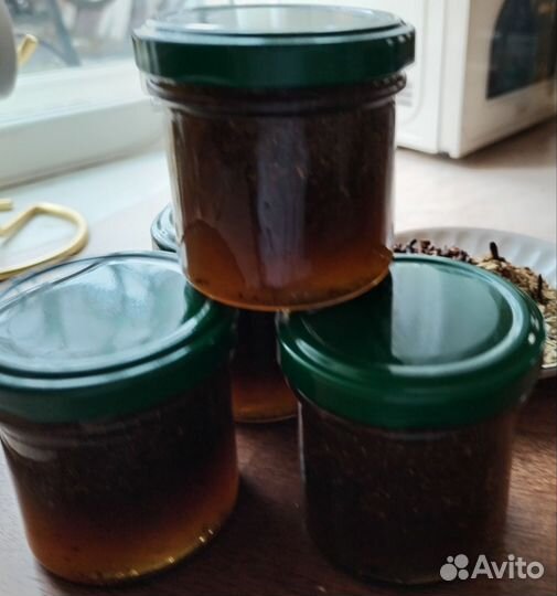 Сбор травяной на медовой основе от паразитов