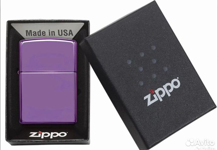 Zippo. Королевский пурпур. Редкая. Коллекц. NEW