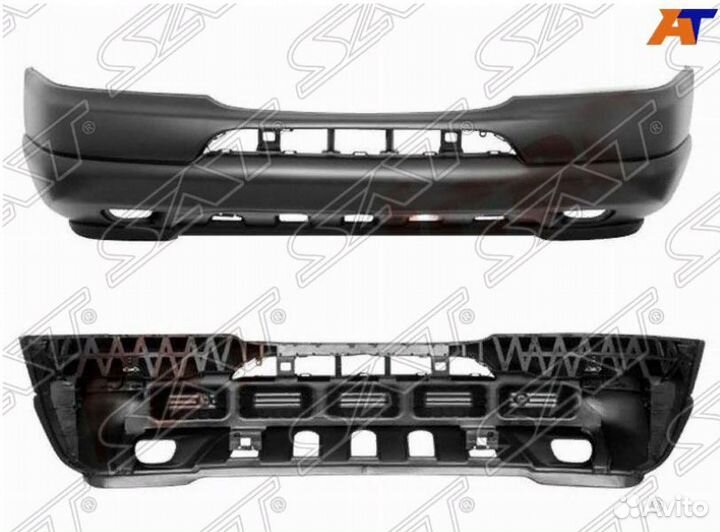 Бампер передний mercedes W163 98-02