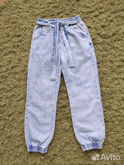 Джинсы для девочки 128