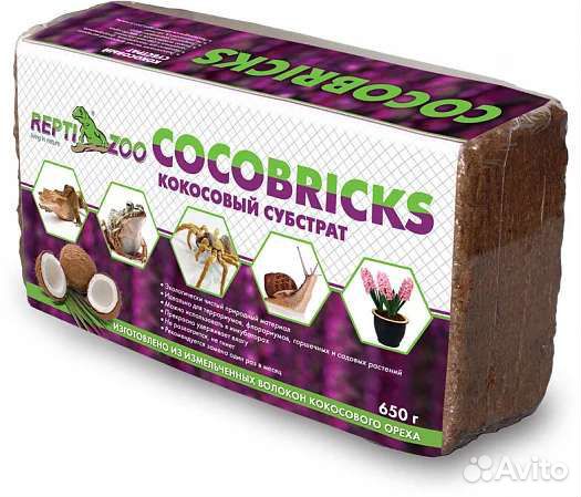 Кокосовые чипсы и субстрат