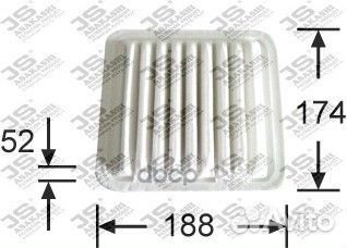 Фильтр воздушный toyota/jeely/FAW A1030 JS Asak