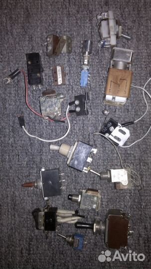 Переключатели галеты и радио детали