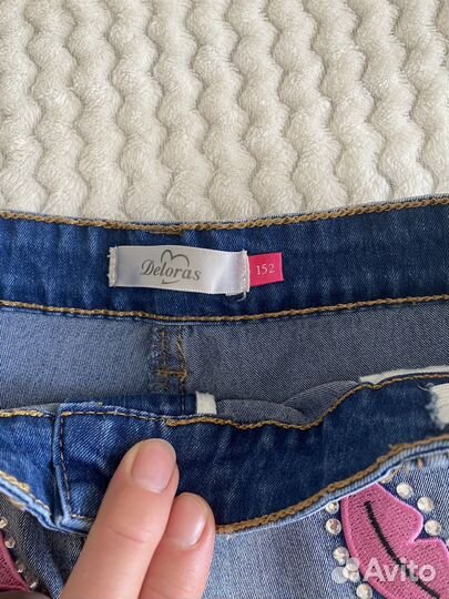 Шорты джинсовые для девочки 152 размер