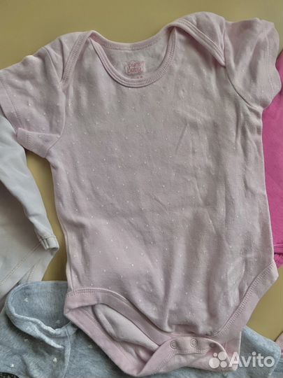 Боди для девочки пакетом 80