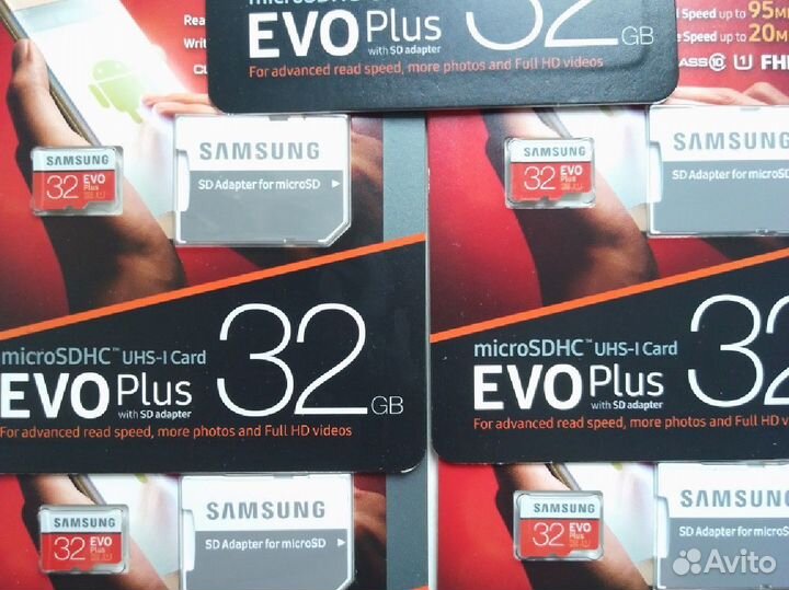 Карта памяти MicroSD samsung evo+ 32gb