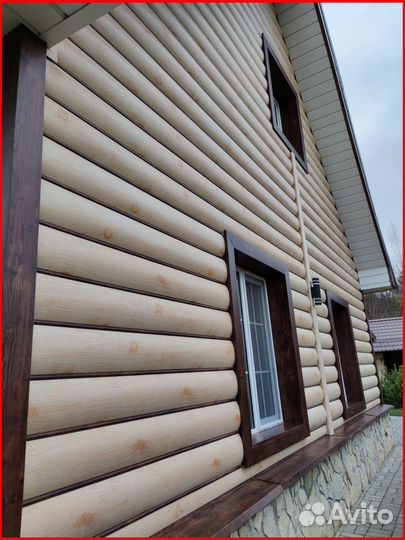 Фасад дома из сайдинга