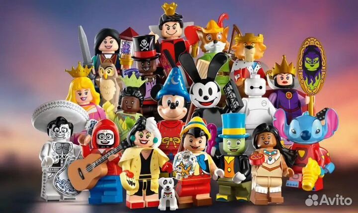 Lego minifigures disney 100 71038