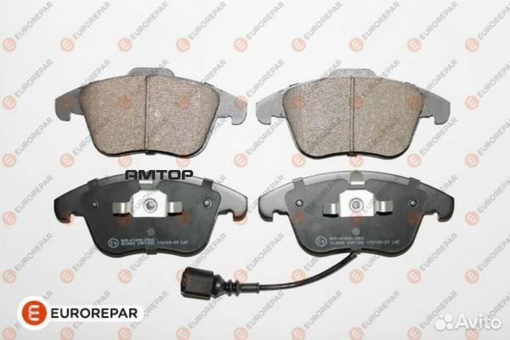 Eurorepar 1623055280 Колодки тормозные перед